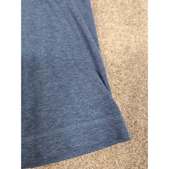 MICHAEL KORS Quarter-Zip Pullover Sweater Blue Men's Size L - Picture 8 of 9